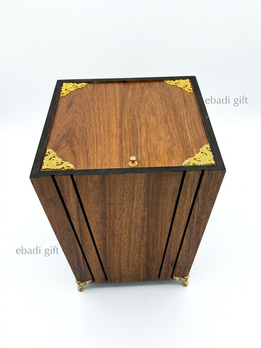 سطل زباله چوبی